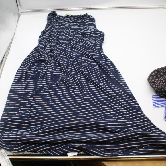 Madewell Blue and White Striped Dress Size Small - Picture 1 of 2